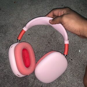 Pink Wireless Headphones